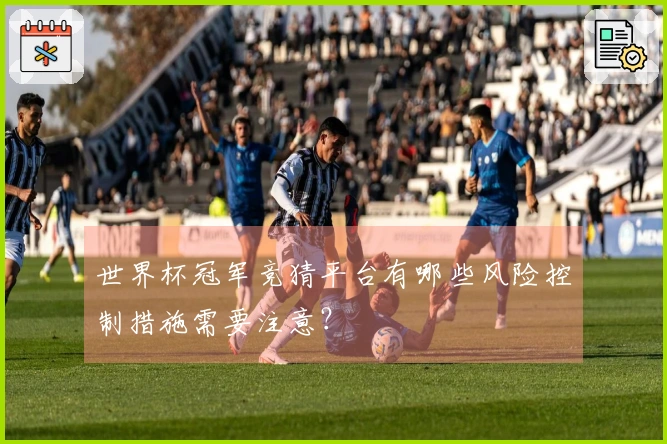 世界杯冠军竞猜平台有哪些风险控制措施需要注意？