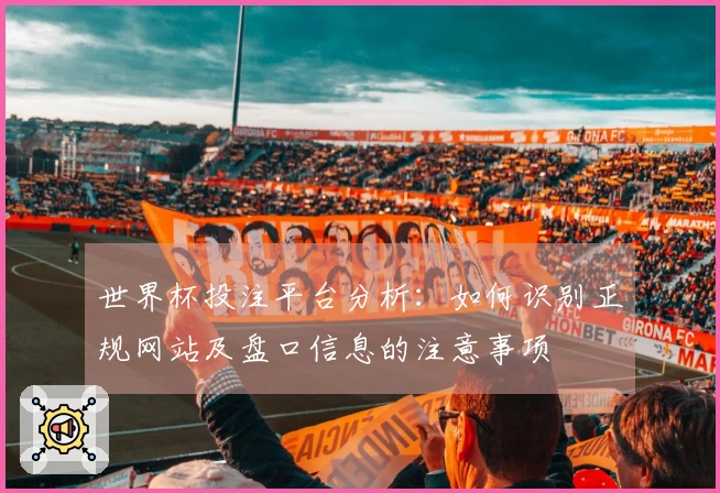 世界杯投注平台分析:如何识别正规网站及盘口信息的注意事项