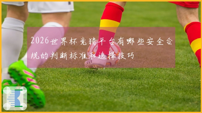 2026世界杯竞猜平台有哪些安全合规的判断标准和选择技巧